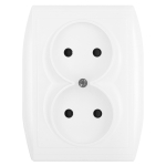 Elektrimaterjalid // Elektrimaterjalide v&auml;ljam&uuml;&uuml;k | Madalate hindade kampaaniad // Gniazdo wtyczkowe podw&oacute;jne p/t 2x2p, 16a, 250v komplet