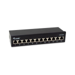 Equip patchpaneel 12xRJ45 Cat6a lauapealne 500MHz RAL9005