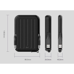 V&auml;line k&otilde;vaketas HDD Silicon Power Armor A66 1TB Black-yellow (SP010TBPHD66SS3Y)