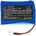 1600 mAh for Peaktech 302-11-802