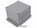 Enclosure: multipurpose | X: 120mm | Y: 120mm | Z: 90mm | ABS | dark grey