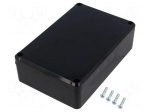 Enclosure: multipurpose | X: 80mm | Y: 120mm | Z: 36mm | ABS | black