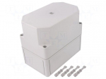 Enclosure: multipurpose | X: 110mm | Y: 180mm | Z: 165mm | PK | light grey