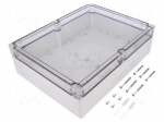 Enclosure: multipurpose | X: 232mm | Y: 302mm | Z: 90mm | TG ABS | ABS