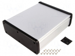 Enclosure: multipurpose | X: 177.6mm | Y: 209mm | Z: 61.1mm | aluminium