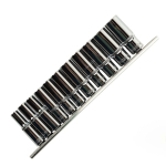 11 tk. 3/8" 6-kandilised s&uuml;gavad padrunv&otilde;tmed 8 - 19 mm raamil DS1301