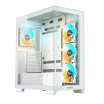 Korpus Gigabyte C500 Panoramic Stealth Ice valge (GB-C500PI ST)