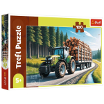 M&auml;nguala | PC | Konsoolid | Tarvikud // Harivad m&auml;nguasjad | Interaktiivsed | Loomingulised | Kunstilised // Puzzle - 100 - Ciągnik leśny - Trefl 16493