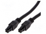 Cable: Mega-Fit-Mega-Fit | female | Mega-Fit | 5.7mm | PIN: 4 | 20A | 300V