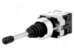 Switch: joystick | Stabl.pos: 1 | NO x2 | 3A/240VAC | 0.55A/125VDC