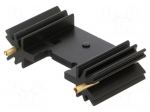 Heatsink: extruded | TO220,TO3P | black | L: 25.4mm | W: 45mm | H: 12.7mm