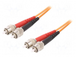 Fiber patch cord | OM1 | both sides,FC/UPC | 2m | LSZH | orange
