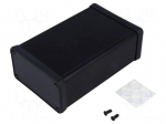Enclosure: with panel | 1455 | X: 78mm | Y: 120mm | Z: 43mm | aluminium