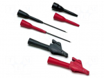 Kit of test probes | 3A | 300V | red and black