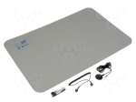 Protective bench kit | ESD | 600x900mm | Thk: 2mm | grey | 1M&Omega;/km | 440&deg;C