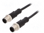 Cable: for sensors/automation | PIN: 4 | M12-M12 | D code-Ethernet