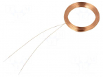 RFID antenna | 125kHz | &Oslash;out: 25mm | &Oslash;int: 20mm | H: 8mm | 680uH