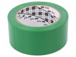 Tape: marking | green | L: 33m | W: 50mm | V: self-adhesive