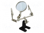 PCB holder with magnifying glass | 60mm