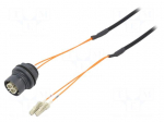 Connector: fiber optic | patchcord | PIN: 2 | multi mode duplex (MM)