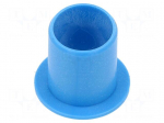 Bearing: sleeve bearing | with flange | &Oslash;out: 14mm | &Oslash;int: 12mm | blue