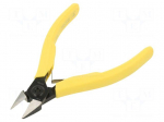 Pliers | side,cutting | ESD | blackened tool | 125mm | with side face