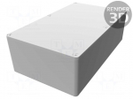 Enclosure: multipurpose | X: 120mm | Y: 200mm | Z: 64mm | 1590W | black