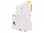 LED indicator | 110&divide;230VAC | for DIN rail mounting | Colour: green