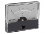 Ammeter | on panel | I DC: 0&divide;3A | Class: 2.5 | 60x47mm