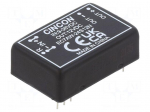 Converter: DC/DC | 10W | Uin: 9&divide;36VDC | Uout: 12VDC | Iout: 833mA | DIP24