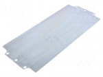 Mounting plate | steel | Plating: zinc