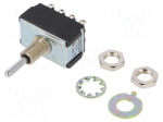 Switch: toggle | Pos: 3 | 4PDT | (ON)-OFF-ON | 6A/125VAC | 6A/6VDC | MTA