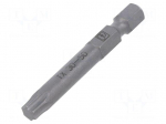 Screwdriver bit | Torx&reg; | TX30 | 1/4" | Overall len: 50mm
