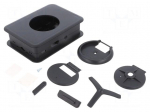 Enclosure: for computer | Raspberry Pi | black | X: 73mm | Y: 100mm