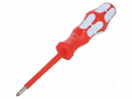 Screwdriver: insulated | Phillips | PH1 | Blade length: 80mm