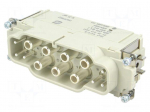 Connector: HDC | contact insert | male | 16A,100A | 400V,690V | UL94V-0