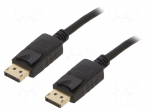 Cable | DisplayPort plug,both sides | PVC | DisplayPort 1.2 | 5m
