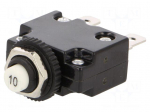 Fuse: thermal | 10A | Imax: 1kA | 125V,250V | 32VDC,50VDC