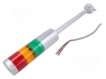 Signalling column | red/amber/green | LED | 24VDC | IP65 | LR6 | ABS