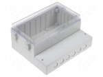 Enclosure: wall mounting | for control system elements | X: 222mm