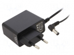 Power supply: switching | mains,plug-in | 9VDC | 1A | 9W | Out: 5,5/2,1