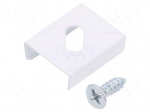 Flexible mounting plate Z | white | 20pcs | stainless steel