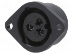 Connector: circular | 690 | 250V | 10A | PIN: 3 | socket | female | IP40