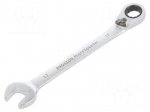 Wrench: combination spanner | rattle | 17mm | MicroSpeeder