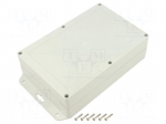 Enclosure: multipurpose | X: 140mm | Y: 210mm | Z: 60mm | ZP | light grey