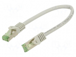 Patch cord | S/FTP | Cat: Cat 8.1 | RJ45 plug,both sides | stranded