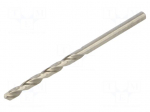 Drill bit | for metal | &Oslash;: 3.5mm | high speed steel grounded HSS-G