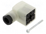 Connector: valve connector | plug | form A | 18mm | female | PIN: 3 | 10A