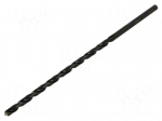 Drill bit | for metal | &Oslash;: 6mm | L: 205mm | high speed steel | blister