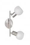Trio Antibes spotlight 2-pc E14 brushed steel gaismeklis R80172007 4017807353587